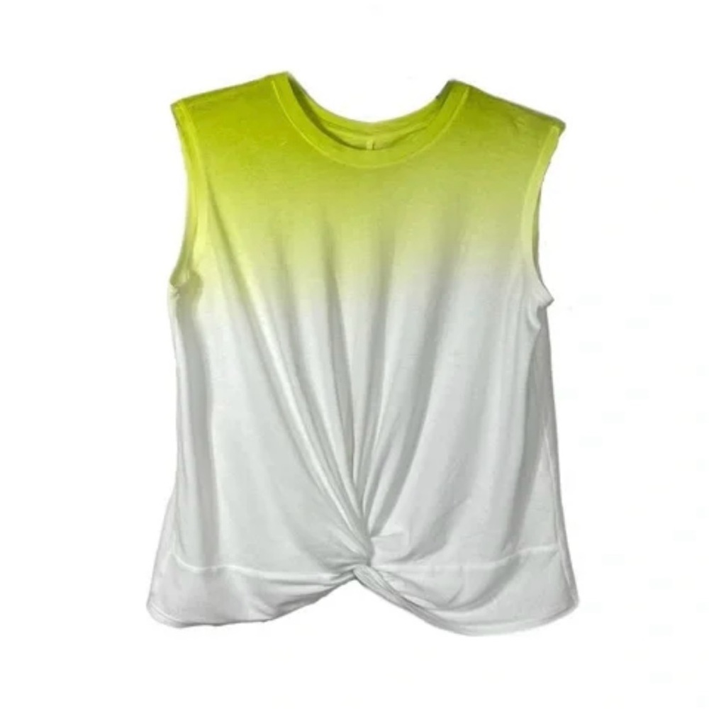 NWT 💚GIRLS Z BY ZELLA OMBRÉ KNOTTED SLEEVELESS TOP